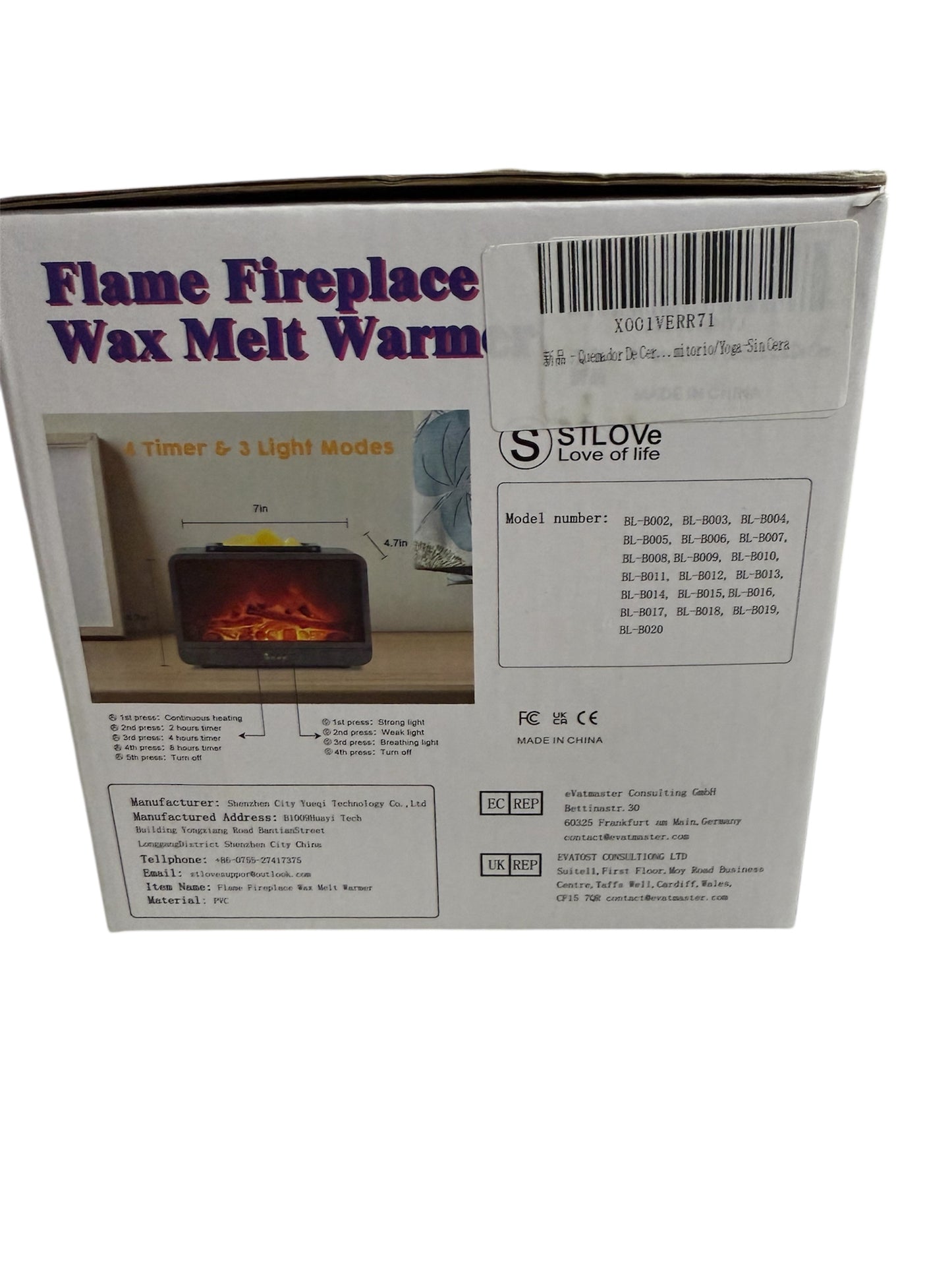 🔥 Scentsy Wax Warmer – Bruciatore Elettrico per Cera Profumata Effetto Camino