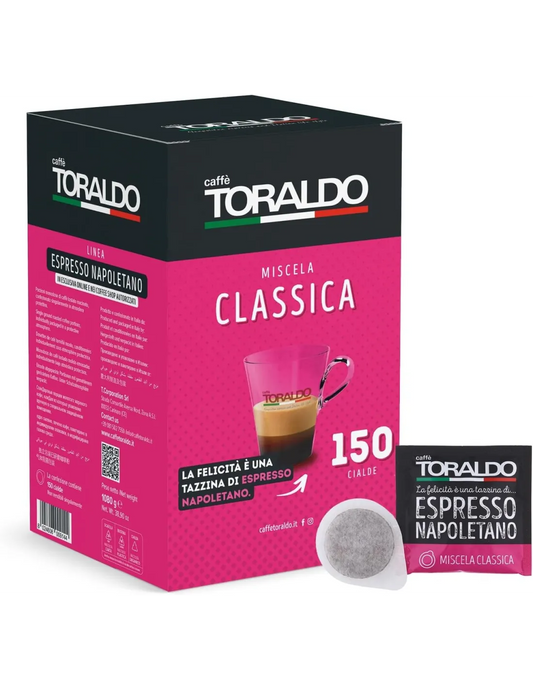 ☕ Caffè Toraldo Miscela Classica – 150 Cialde Espresso Napoletano