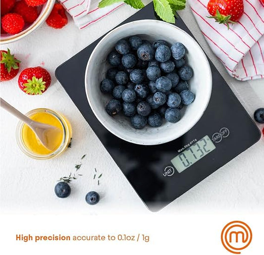 Bilancia da Cucina Digitale MasterChef in Vetro Temperato – Alta Precisione