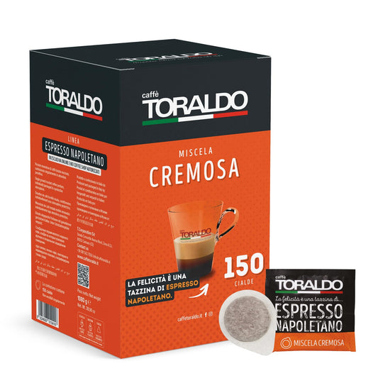 ☕ Caffè Toraldo Miscela Cremosa – 150 Cialde Espresso Napoletano