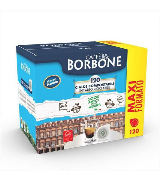 ☕ Caffè Borbone Miscela Nobile – 120 Cialde Compostabili (Maxi Formato)