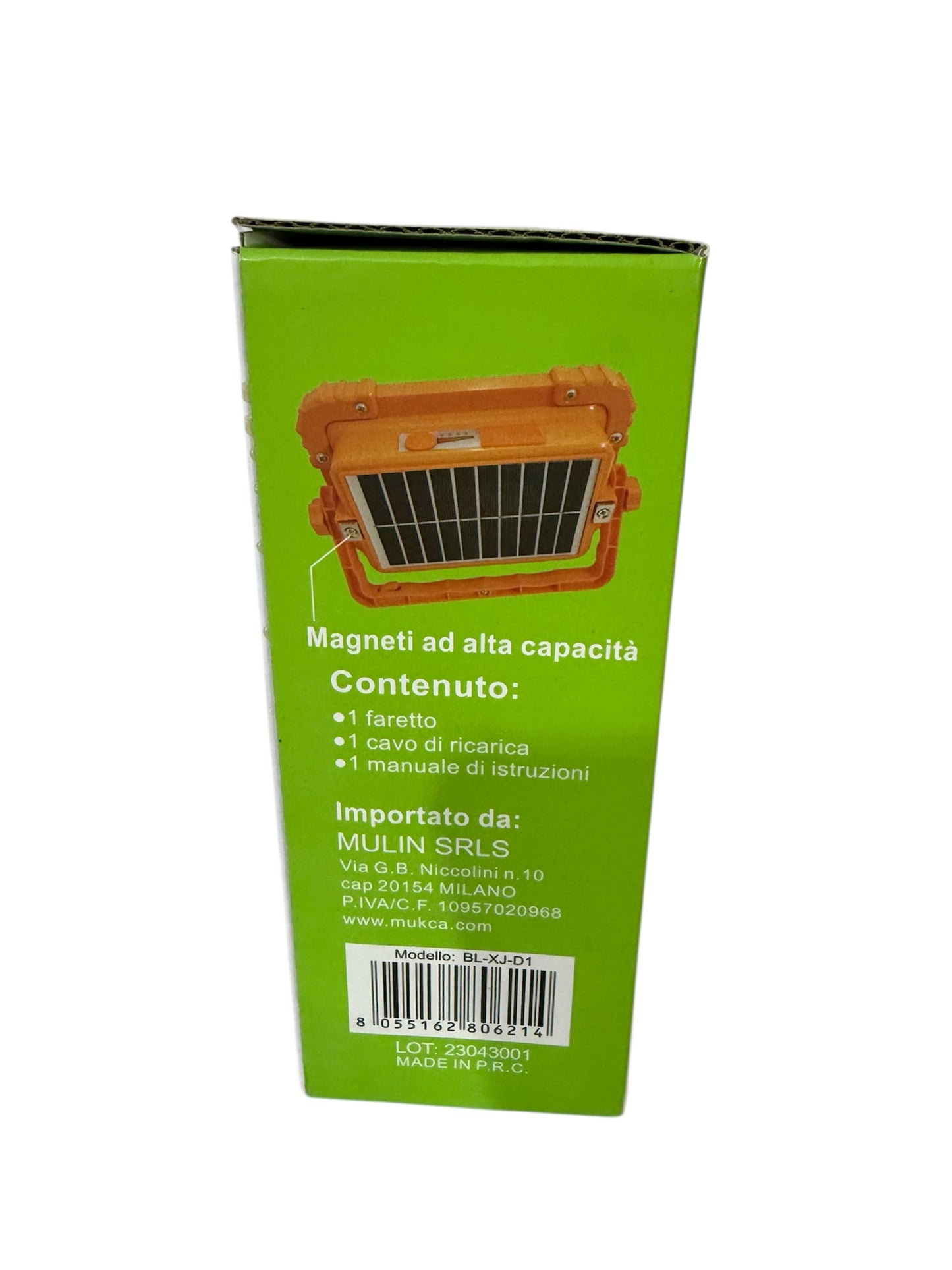 🔦 Faretto LED Solare Portatile 15W – 1500 Lumen con Magneti