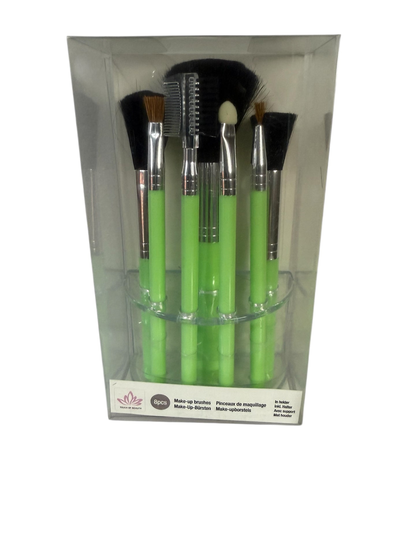 💄 Set Pennelli Trucco 8 Pezzi con Porta Pennelli – Make-Up Professionale