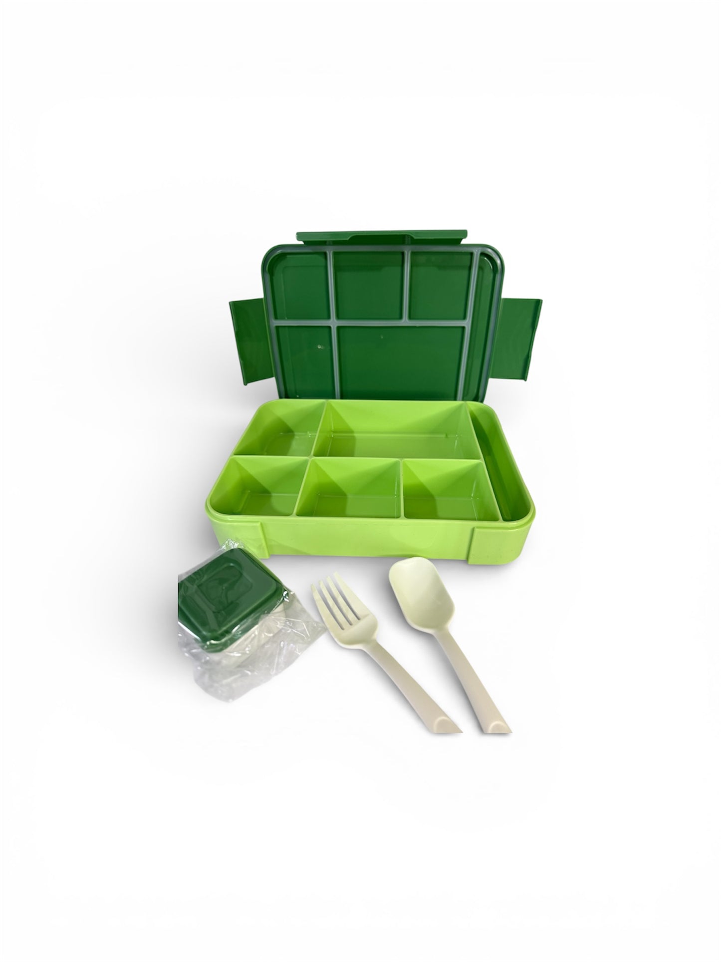 🍱 Lunch Box Porta Pranzo con Scomparti – Completo di Posate