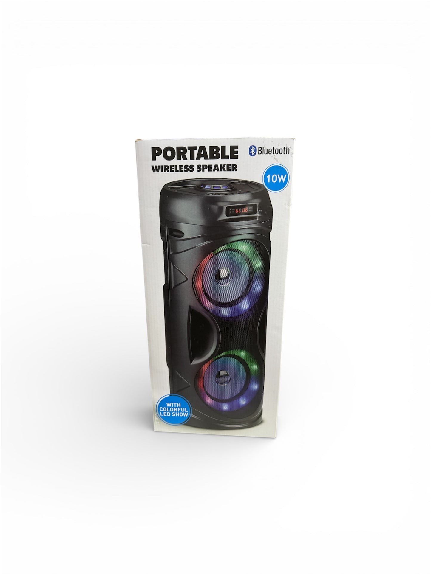 🔊 Cassa Bluetooth Portatile Wireless 10W con Luci LED RGB