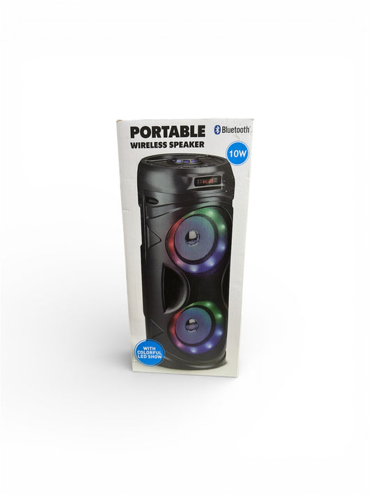 🔊 Cassa Bluetooth Portatile Wireless 10W con Luci LED RGB