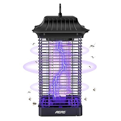 🦟 Lampada Antizanzare Elettrica UV – Fulmina Insetti con Griglia di Sicurezza