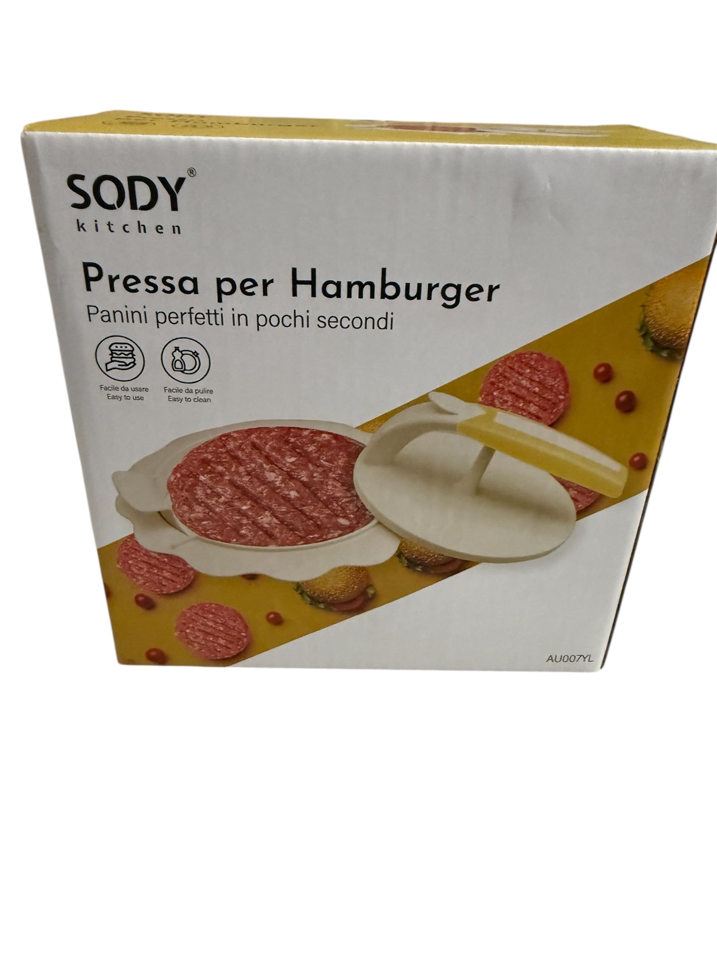 Pressa per Hamburger SODY Kitchen9.90 – Panini Perfetti in Pochi Secondi