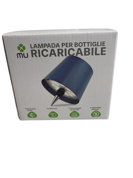 💡 Lampada per Bottiglie Ricaricabile Touch – Senza Fili