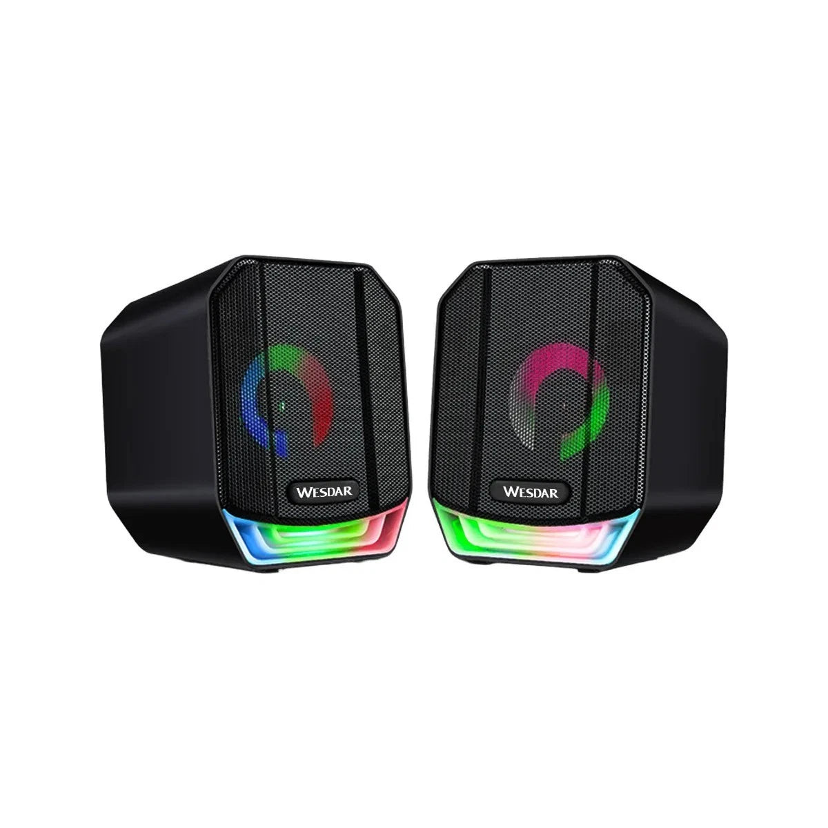 🔊 Casse Speaker per Computer WESDAR con Luci LED RGB