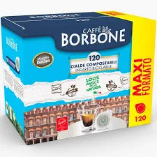 ☕ Caffè Borbone Miscela Decisa – 120 Cialde Compostabili (Maxi Formato)