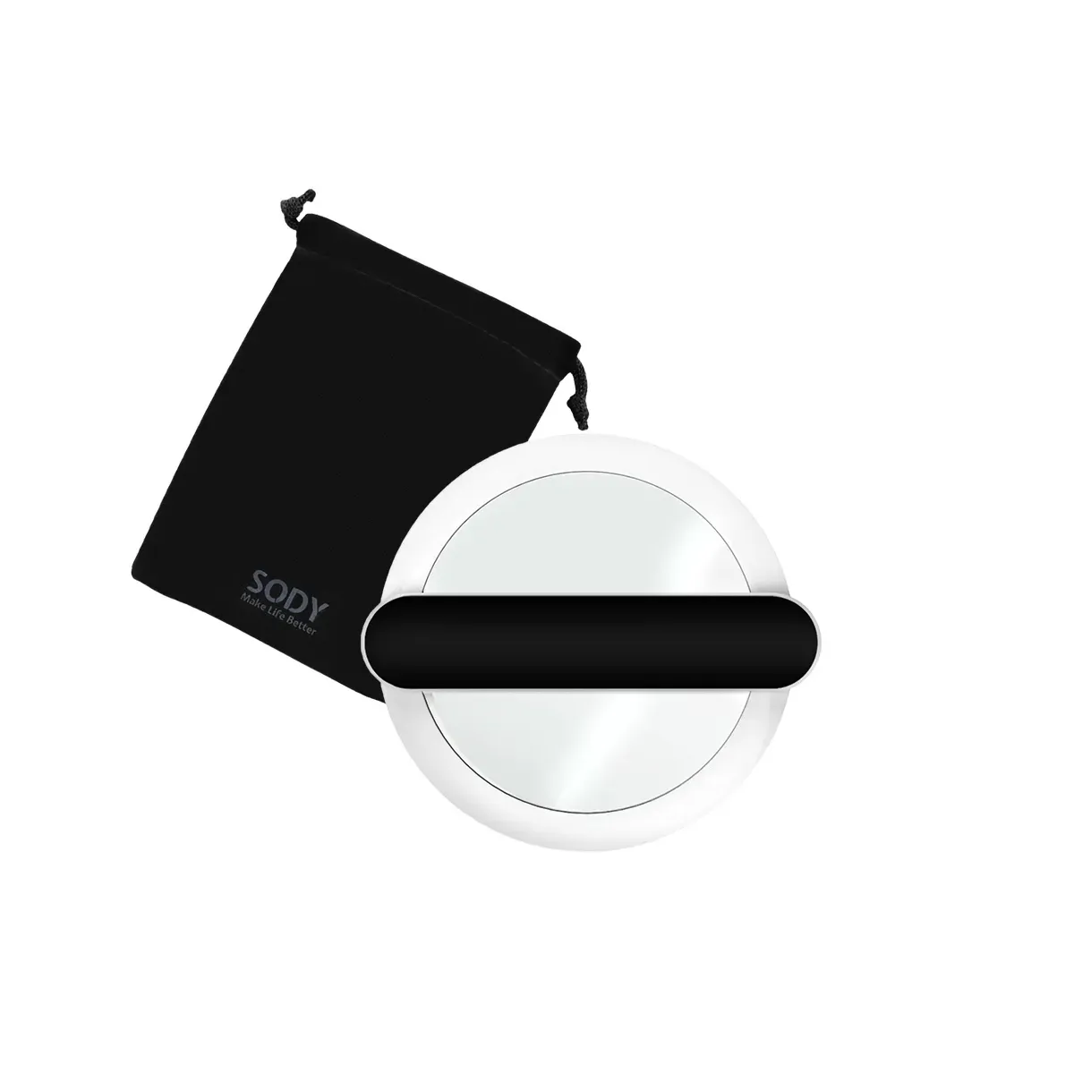 💄 Specchio Trucco LED SODY – Pieghevole con Manico e Custodia da Viaggio